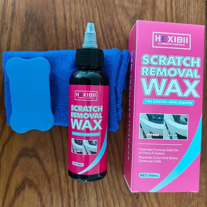 Removes Fine Surface Scratches Car Scratch Remover Wax, Car Care Kit for Vehicles Including Cars, RV, Trucks And Motorcycles