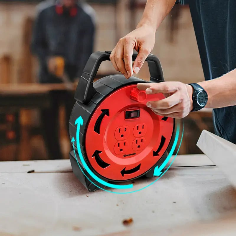 30Ft Red Hand-Held Reel HCRB30B