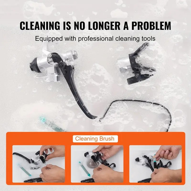 [750W Airless Paint Sprayer] Happybuy 750W 3000PSI Airless Paint Sprayer | Stand & Handheld Electric Sprayer for Home Interior & Exterior, Furniture, Fences | Fine & Even Painting Effect