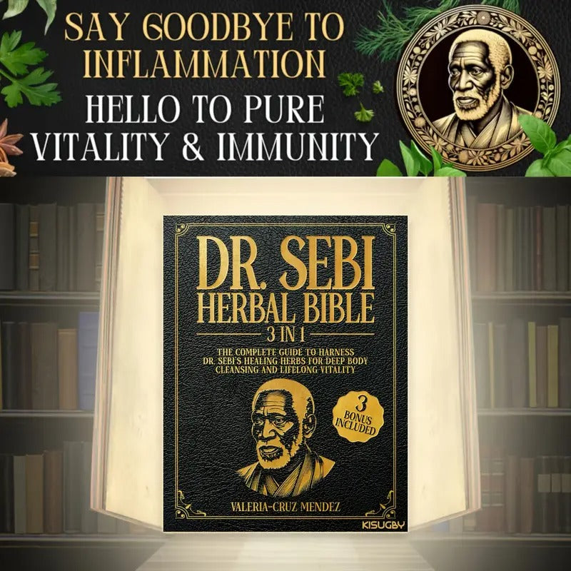 [3 IN 1, Dr. Sebi Herbal Bible] Dr. Sebi [3 IN 1] Herbal Bible | Complete Guide to Deep Body Cleansing and Lifelong Vitality