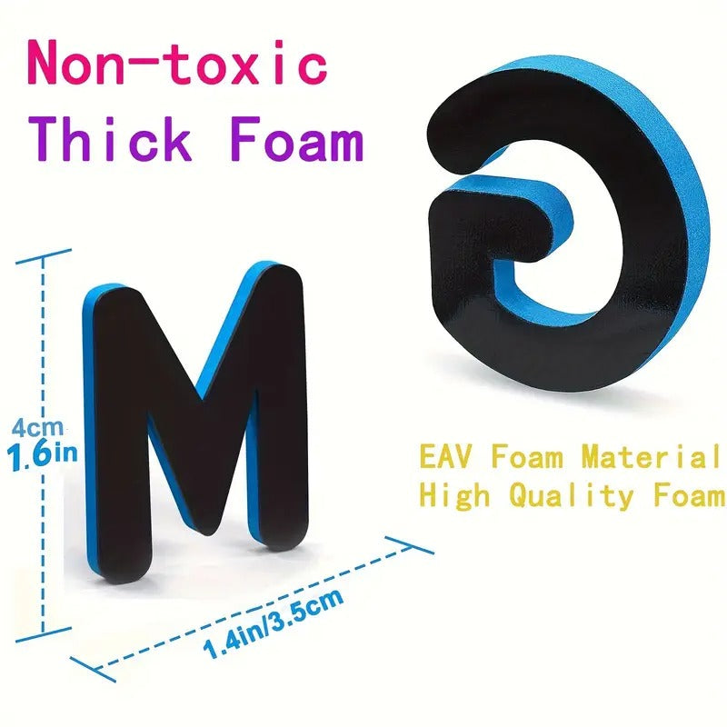 Classroom Alphabet Kit Colorful 237 Double Panels - Foam Alphabet Preschoolers Toddler Spelling And Learning - Refrigerator Magnets ABC