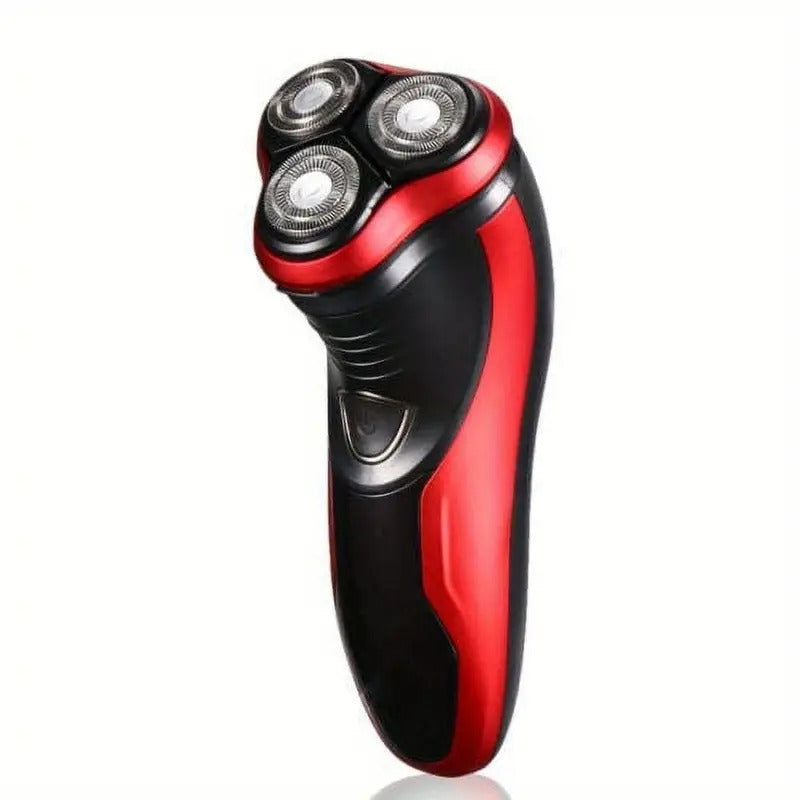 Men'S Rotary Electric Razor With Pop - Up Trimmer: Wet & Dry Shaving For A Close, Comfortable Grooming Experience (Male Charm Red)