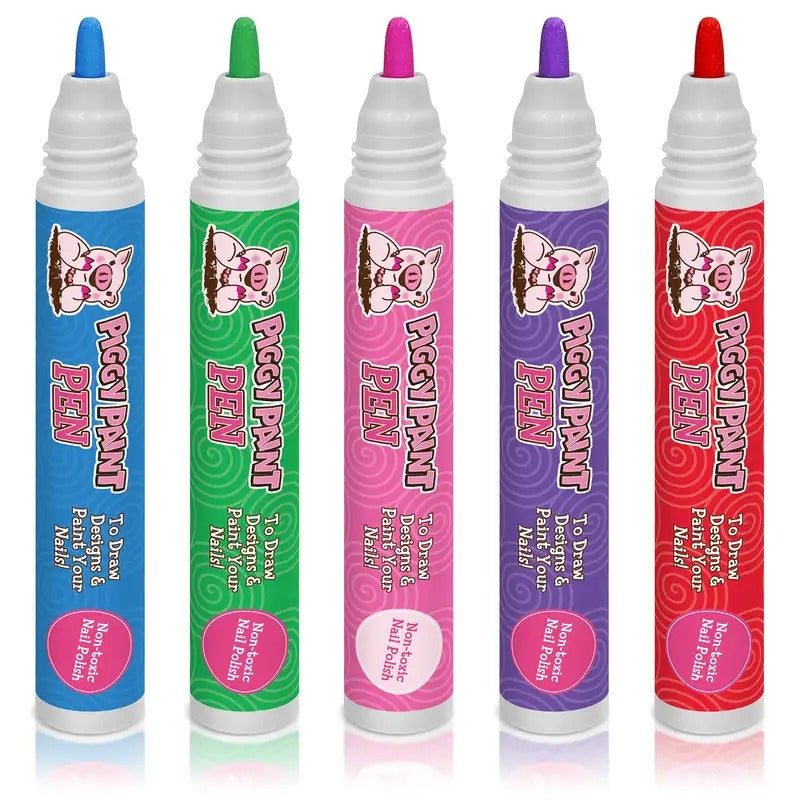 Piggy Paint Pen Bundle - Kids Non-toxic Nail Polish