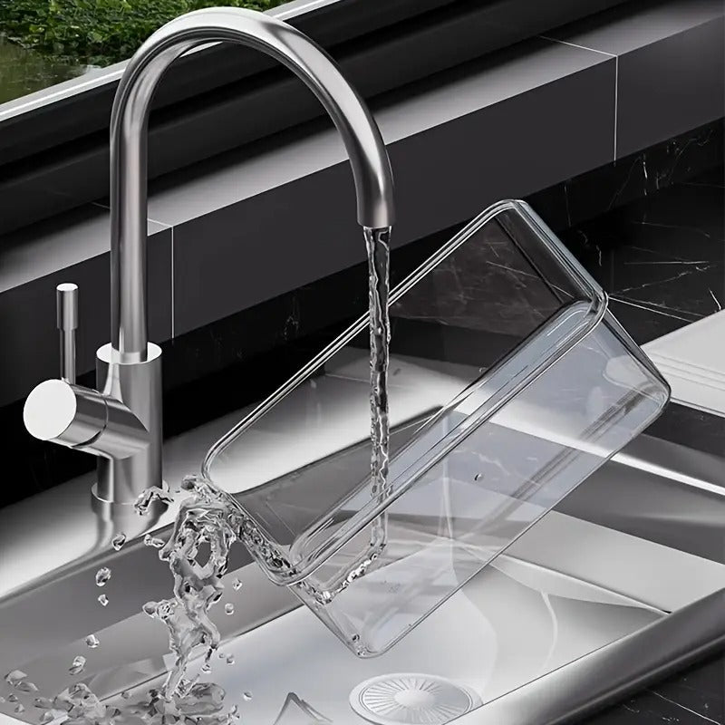 6pcs 1500ml/ 52oz Refrigerator Frozen Meat Storage Box, Multi-purpose Reusable Sub-Packaging Freshness Box, Multifunctional Food Storage Container, Soft Seal Cover, Suitable for Meat, Fruits and Vegetables,