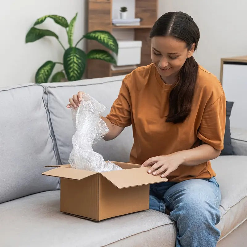 Large Roll Of 12" X 175 Feet Bubble Roll Wrap 3/16" Cushioning For Packing, Moving And Shipping For Fragile Items