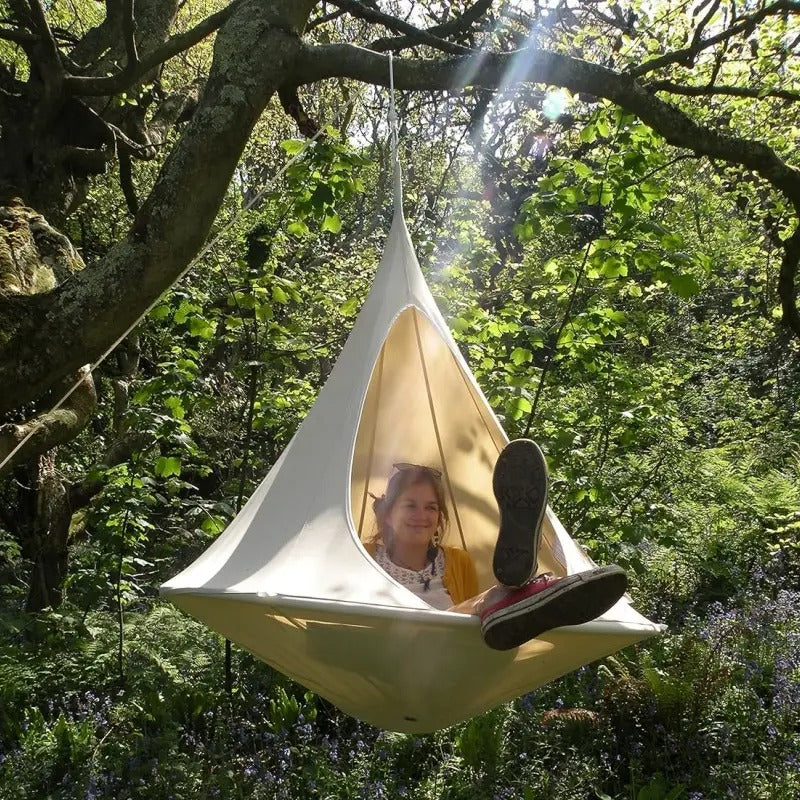 Waterproof Double Swing Portable Hanging Chair Hammock, Aerial Tent Swing Outdoor Chair, Butterfly Shape Outdoor Camping Leisure Swing, Teepee Tree Hanging Hammock, Suitable For Outdoor, Garden, Indoor, Grass