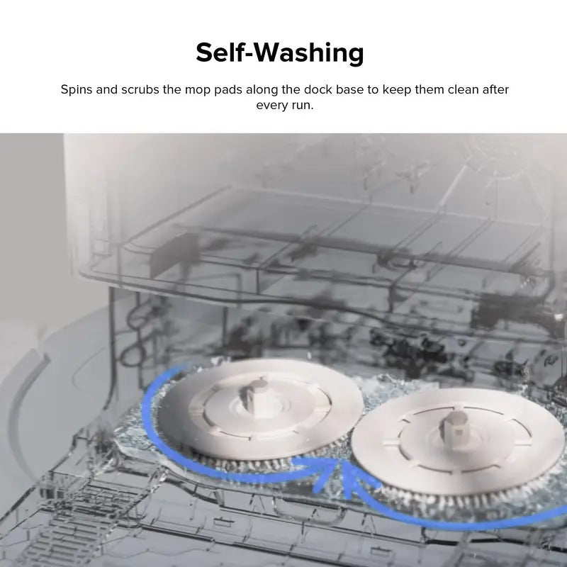 Roborock QXrevo Robot Vacuum and Mop with Self-Emptying, Self-Drying, 5,500Pa Suction, Obstacle Avoidance