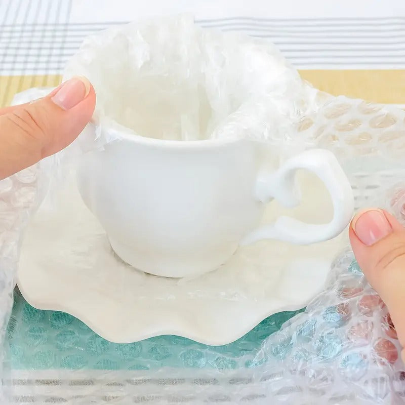 12" X 175' Small Bubble Cushioning Wrap For Moving And Shipping - Extra Protection Packaging Boxes And Mailers - Clear Bubble Roll Moving Supplies, Perforated Every 12 IN