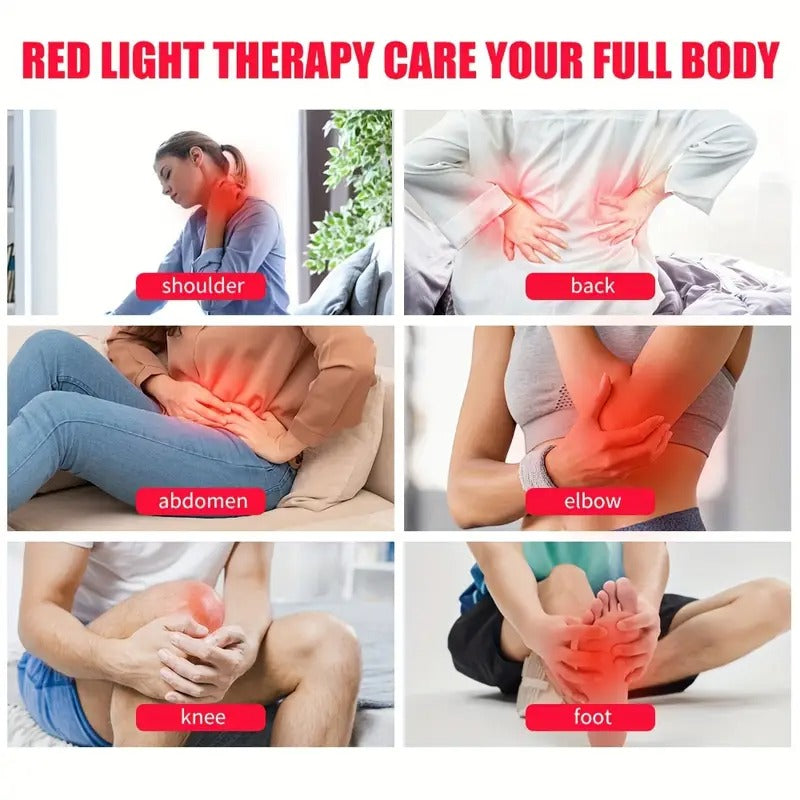 Red Light Relax for Face and Body, Red Infrared Light Relax Lamp with Stand LED 660nm Red Light-Relax& 850nm Infrared Light Device for Body prime day