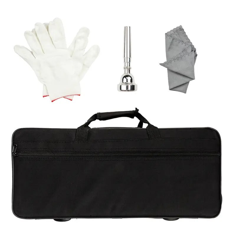 Golden Trumpet] Adjustable Trumpet Gloves Set | Drop B Tone Plaint Golden