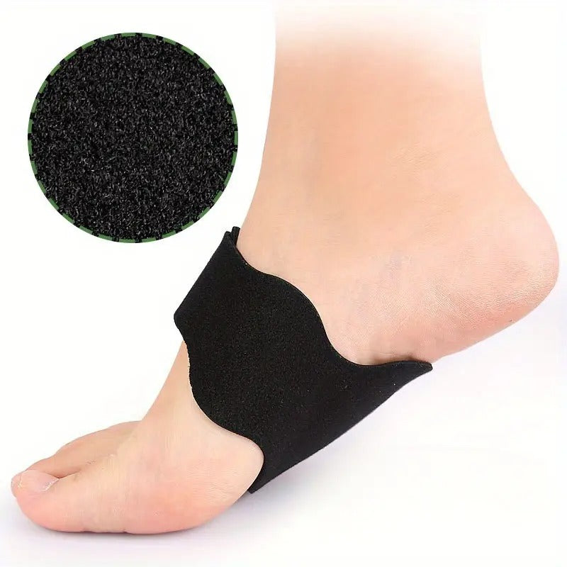 2pcs/ 1set Arch Protector, Perforated Shock-absorbing Pads, Pads for Flat Feet, Shock-absorbing Insoles, Fitness Training Foot Protection Pads, Polyester, Comfortable Support Pads