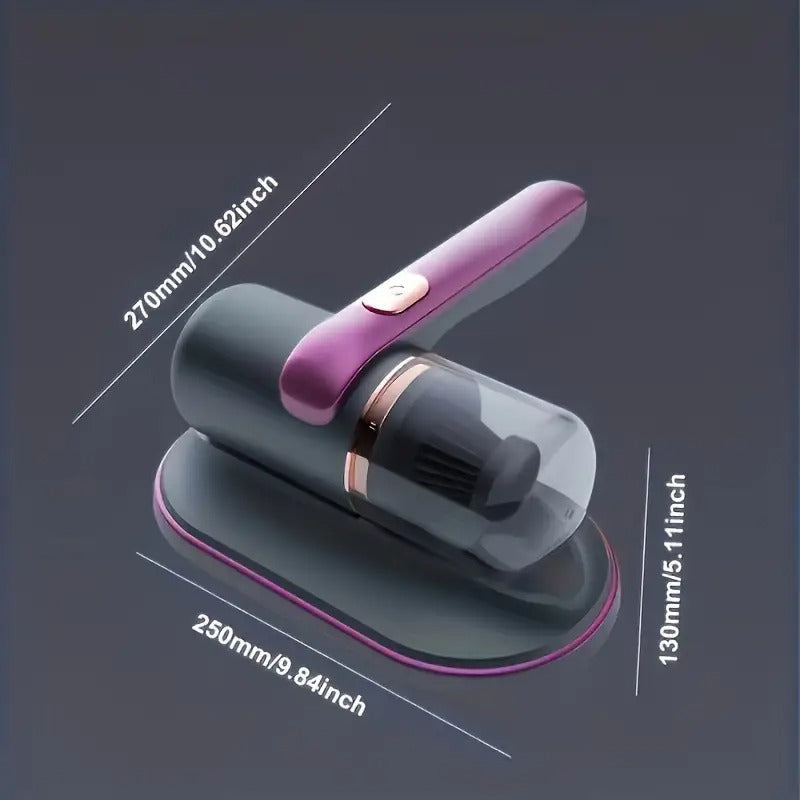 1pc Bed Vacuum Cleaner, Super Suction UV Lamp, Dual-purpose Wet And Dry Cleaning Filter For Deep Cleaning, Handheld Vacuum Cleaner, Mattress Vacuum Cordless, Effective Cleaning Of Beds, Sofas, Pet Hair Accessories