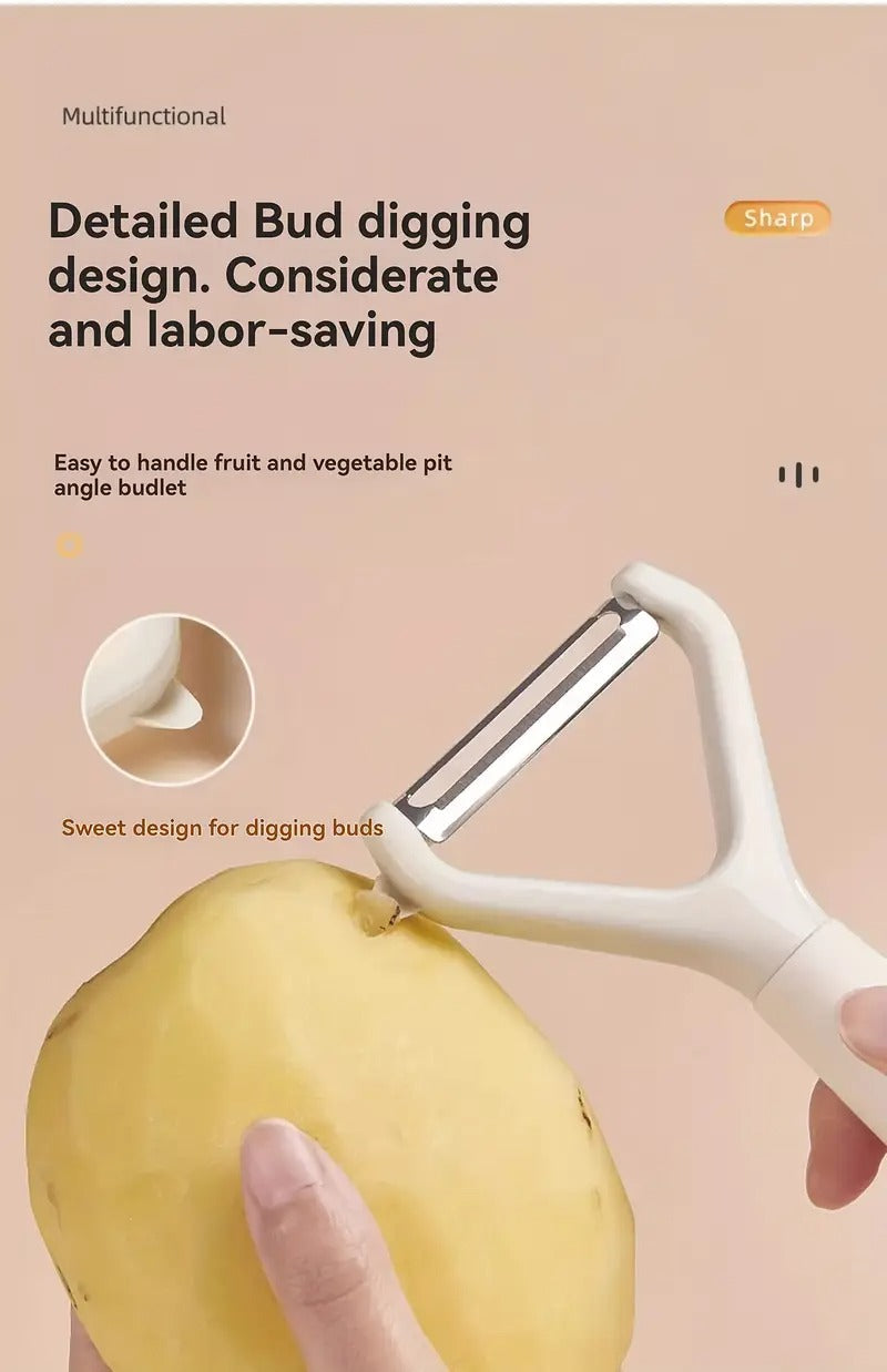 2pcs Set of Vegetable Peelers - Y And I Shapes, Fruit Straight-Edge Potato Peelers, Suitable for Potatoes And All Fruits And Vegetables, Essential Kitchen Tools, Practical Kitchen Tools