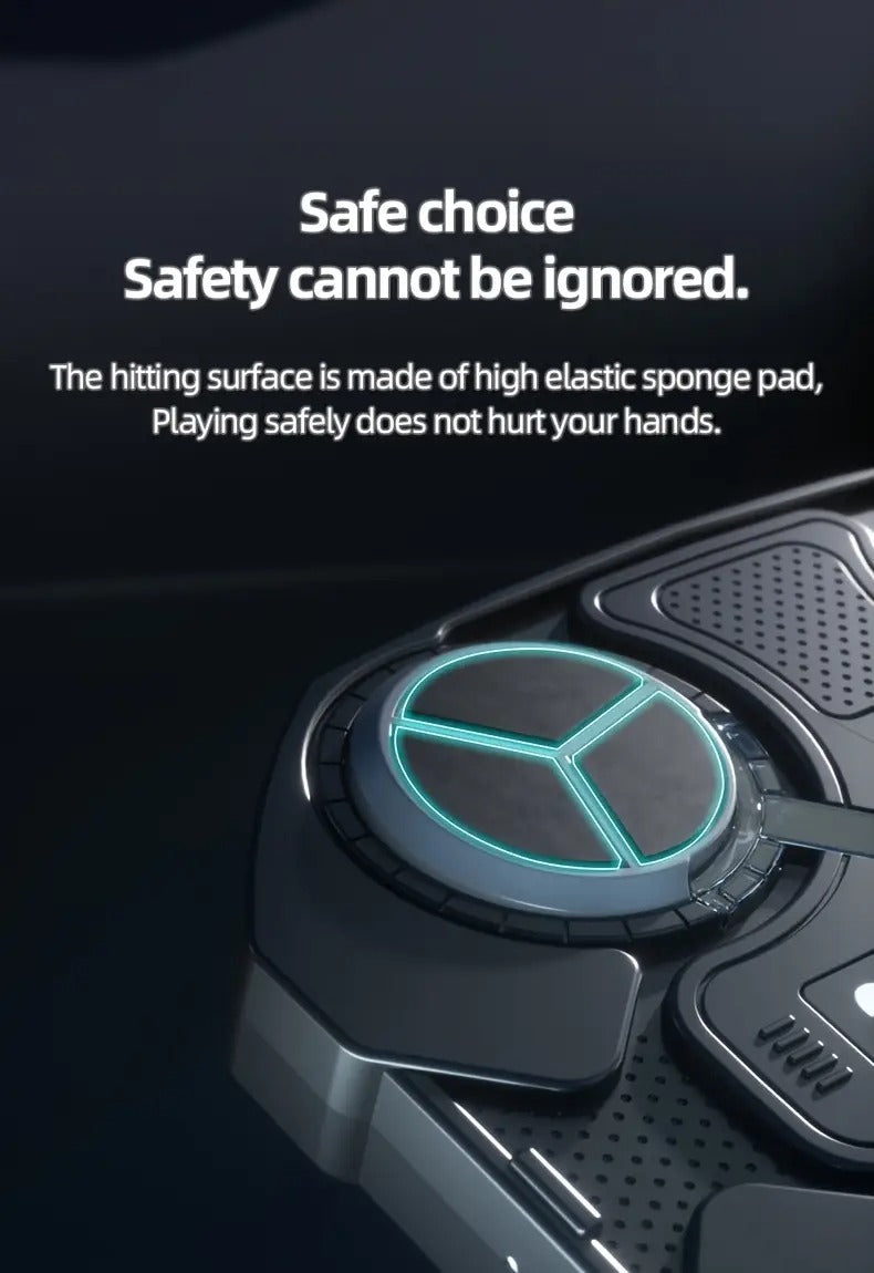 1pc Wall-mounted Music Boxing Trainer (with gloves) - Dynamic sound effects, interactive fitness and reflex training games, USB charging, support wireless connection - Suitable for boys and girls, ideal gift, ideal toy for kids