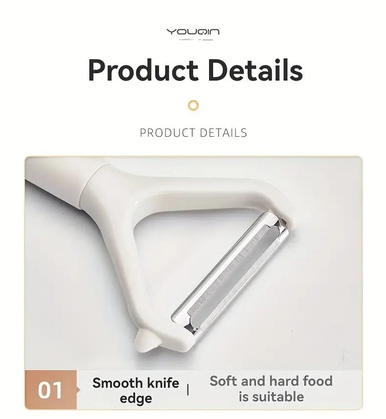 2pcs Set of Vegetable Peelers - Y And I Shapes, Fruit Straight-Edge Potato Peelers, Suitable for Potatoes And All Fruits And Vegetables, Essential Kitchen Tools, Practical Kitchen Tools