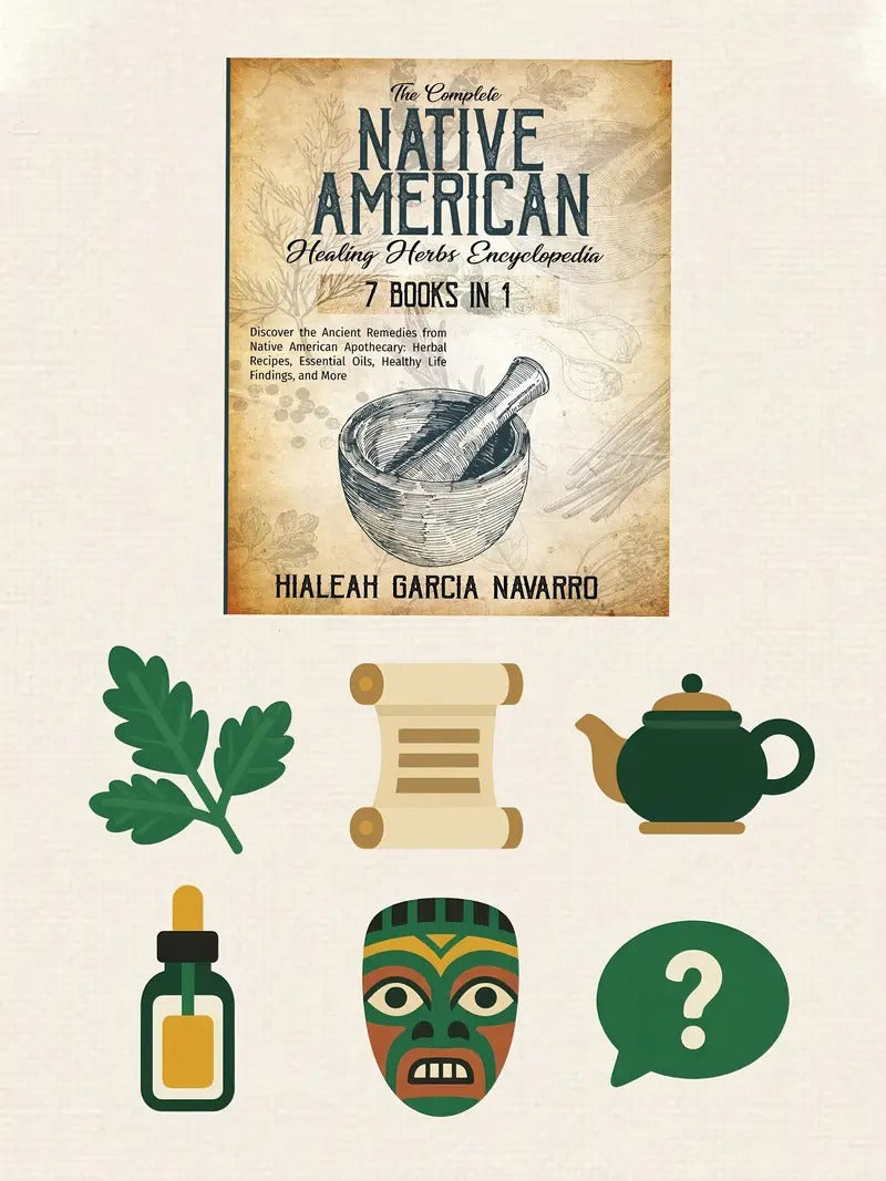 The Complete Native American Healing Herbs Encyclopedia - 7 Books In 1. Natural Remedies for Common Ailments.100+ Native American Herbs And Active Ingredients