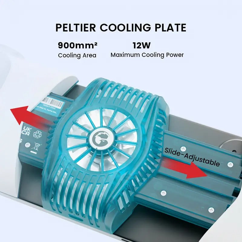 GameSir X3 Pro Type C Gamepad Gaming Controller with Hall Effect Joystick Micro Switch Button Cooling Fan for Android Cellphone and iPhone