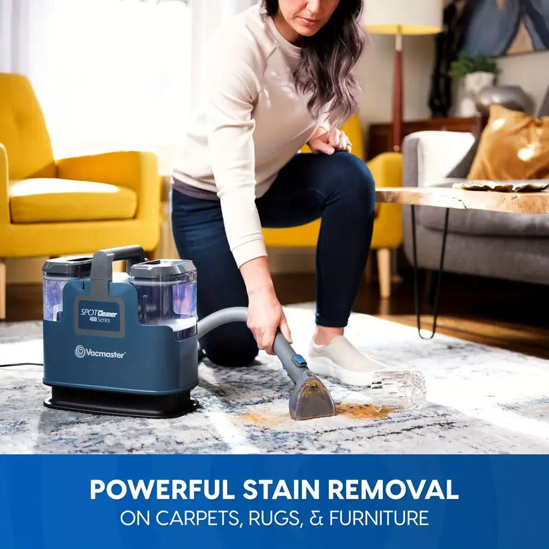 [SCB301 Portable Spot Cleaner] 400 Series SCB301 Portable Carpet & Upholstery Spot Cleaner Machine, 15Kpa Power Suction With Versatile Tools For Pets, Area Rugs And Couches