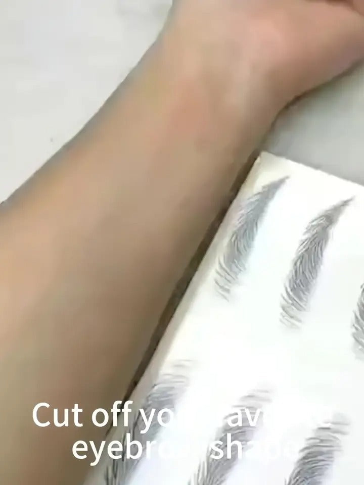 8 Kinds Of Waterproof 3D Eyebrow Stencil-Non-Toxic, Skin Friendly, Body Makeup, Tattoo Patchvalentines Day Gifts For Women