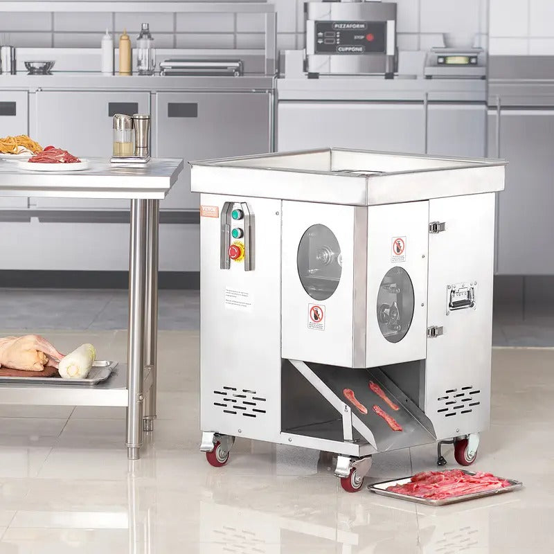 VEVOR Electric Meat Cutter Machine 1100W Commercial Cutter Meat Slicer for Kitchen
