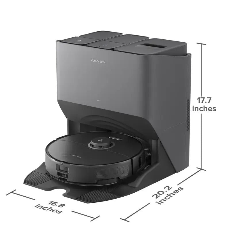 Roborock S8 Pro Ultra Robot Vacuum and Mop, Auto-Drying, Self-Washing, Liftable Dual Brush & Sonic Mop, 6000Pa Suction, Self-Refilling, Self-Emptying, Obstacle Avoidance