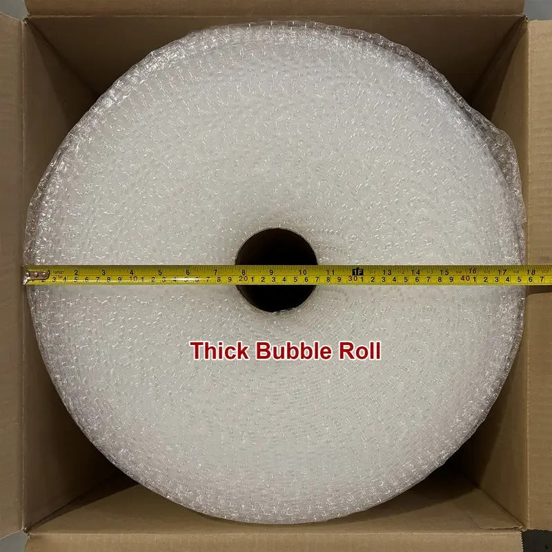 12" X 175' Small Bubble Cushioning Wrap For Moving And Shipping - Extra Protection Packaging Boxes And Mailers - Clear Bubble Roll Moving Supplies, Perforated Every 12 IN