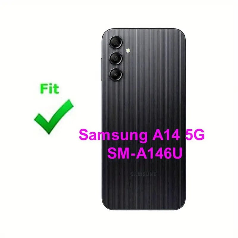 PHONSUN Waterproof SIM Card Tray & SD Card Holder for Samsung for galaxy A14 (5G) SM-A146U/A146U1/S146VL - Black Silicone with Waterproof Rubber Seal, Durable Protection, Easy Access Design, Phone Accessory, Sleek Accessory, Flexible Accessory