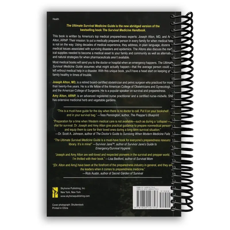 The Ultimate Survival Medicine Guide: Emergency Preparedness for ANY Disaster (Spiral Bound)