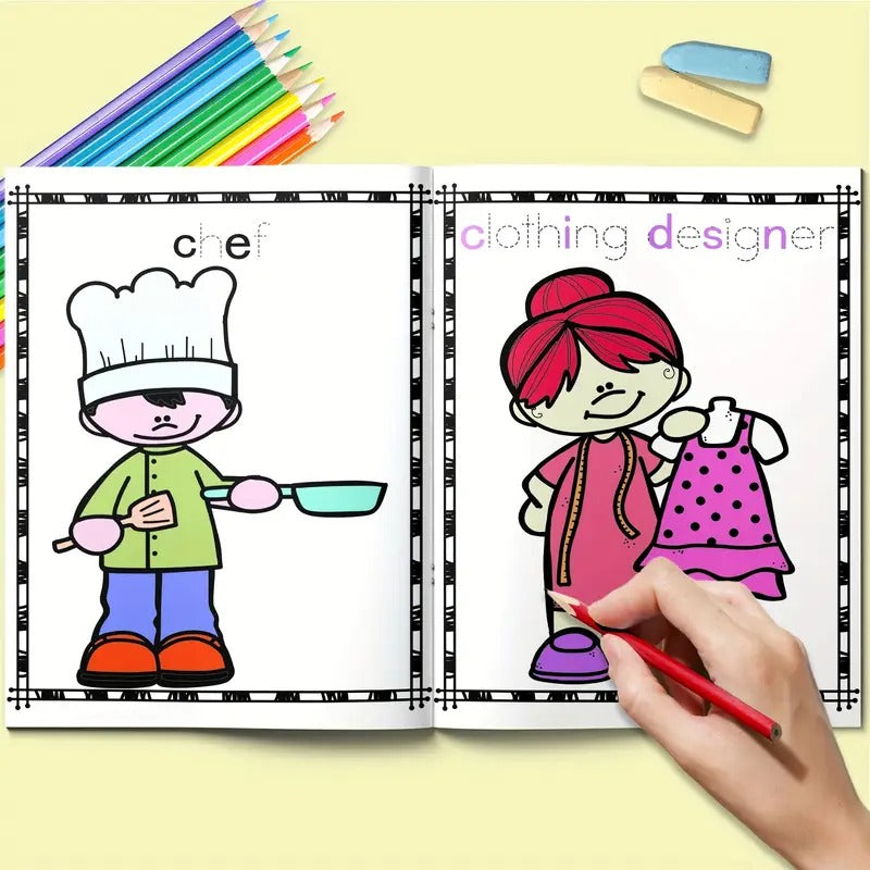 Alphabet Characters Become Animated: A Creative Writing And Coloring Experience for Young Learners