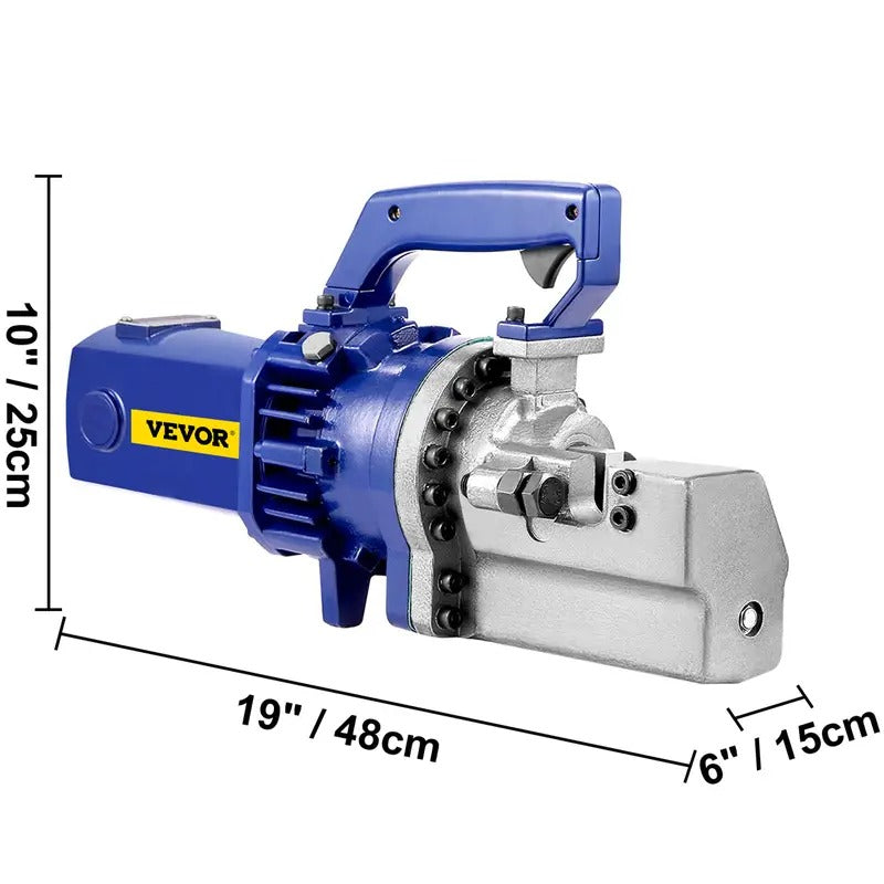 VEVOR Electric Rebar Cutter, 1.7KW 110V Electric Hydraulic Rebar Cutter with Adjustable Alloy Steel Blade Cut 1inch 25mm Rebar within 5 sec