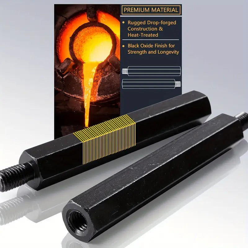 [Bearing Puller] 12pcs Bearing Puller | Gear Puller Set, Wheel Bearing Removal Tool, Wheel Hub Axle Puller Set, Bearing Separator With 2' And 3' Bearing Separator Jaws, Without Battery