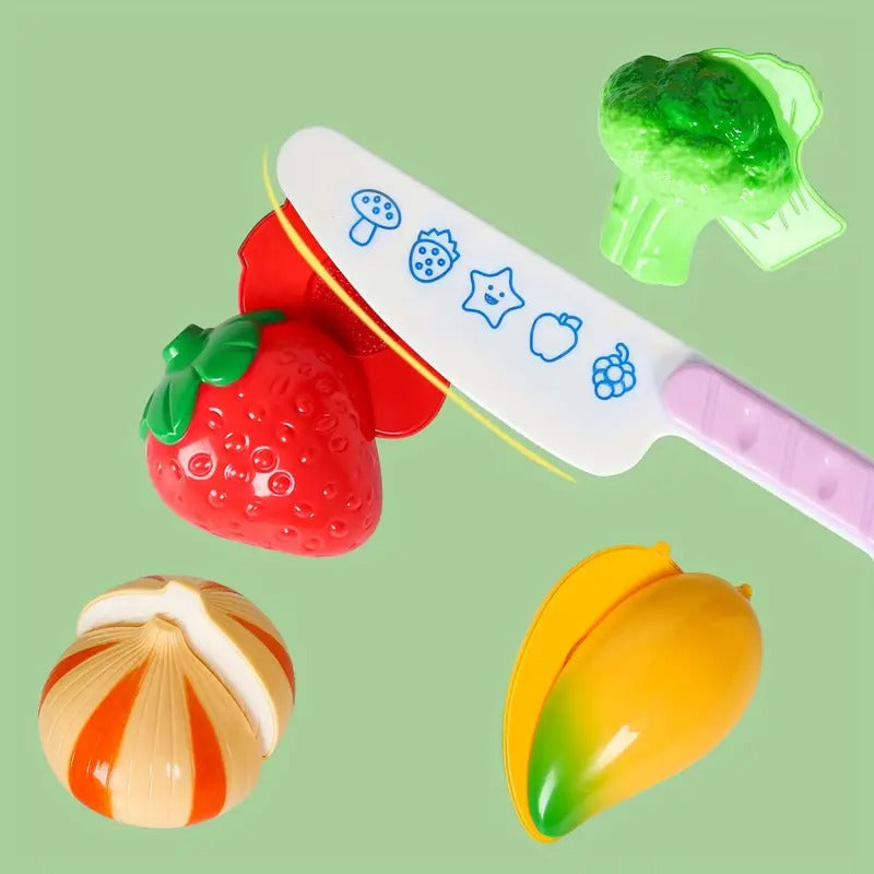 [Kids Play Kitchen] 37PCS Pretend Play Kitchen Accessories | Kids Kitchen Playset Stainless Steel Play Pots And Pans Sets For Kids, Apron & Chef Hat, Cooking Utensils, Play Food | For Christmas, Halloween Gift