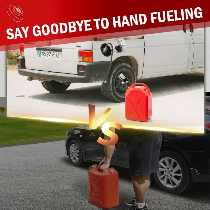 Portable Fuel Transfer Pump, Fuel Transfer Pump Battery Powered With Long Hose For Gasoline, Diesel Fuel, Water, No More Lifting Heavy Gas Cans, Reliable And Convenient