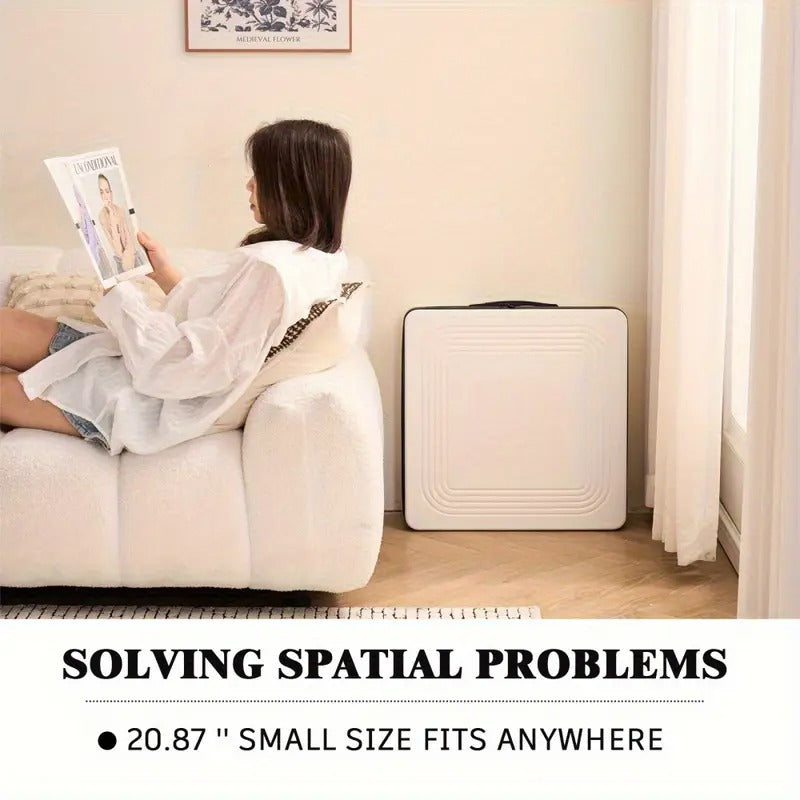 Portable Mahjong Machine, Hand-held, Mini-Mahjong, Safe, Suitable for Outdoor Play, White