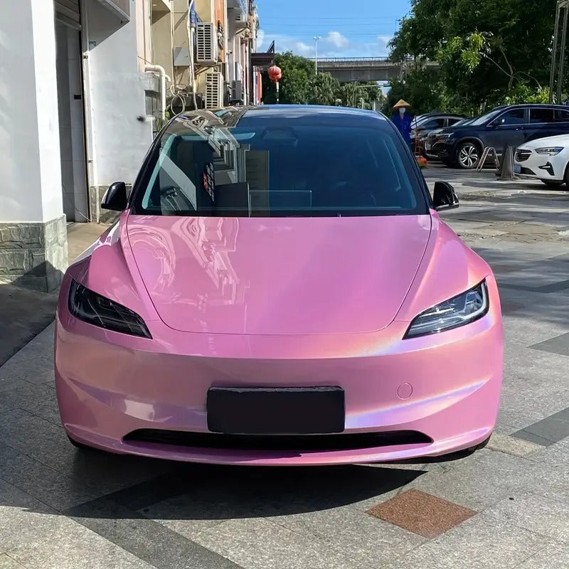1550×152cm/50.85×4.99ft Colorful Laser Powder Car Color-changing Film | Seamless Fit | Anti-bubble Technology Appearance | Upgraded Accessories | Anti-scratch Coating