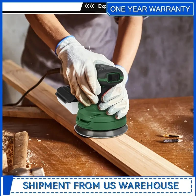 Prostormer 5-Inch Random Orbital Sander With 21pcs Sandpapers, 8000-13000RPM, 2.6AMP Palm Sander With 6 Variable Speeds, Dust Collection For Polishing, Sanding