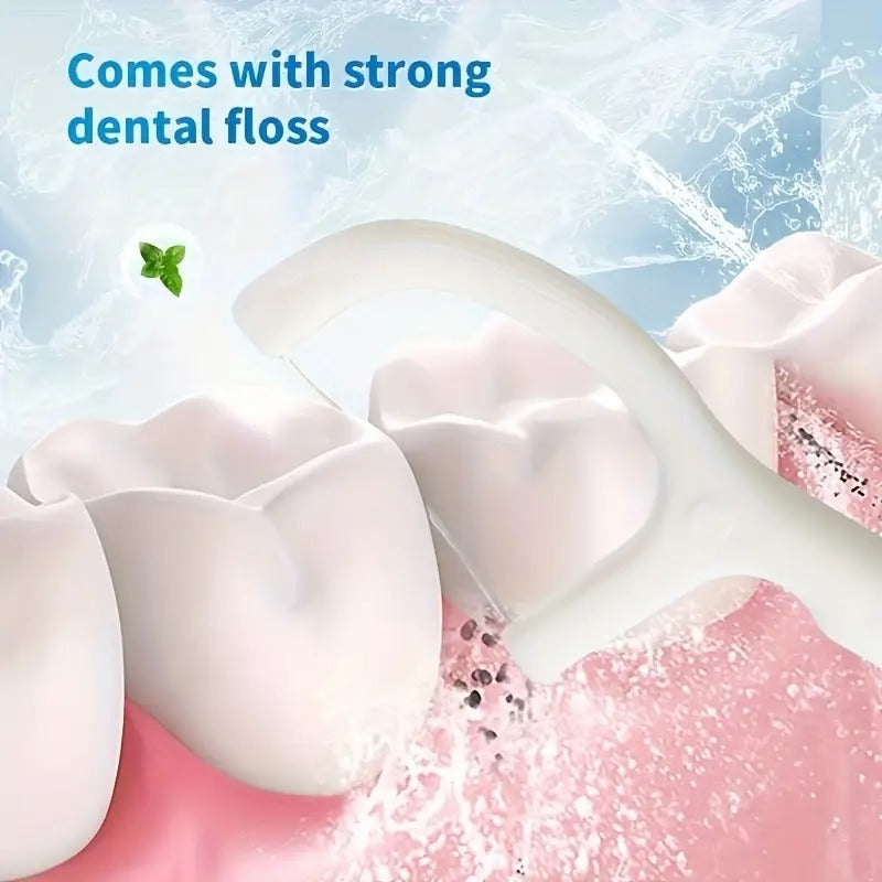 Mini Beads Toothbrush Multi Functional Disposable Fresh Breath Portable Travel Kit No Rinsing 12pcs Mixed Flavors Toothbrushes for Outdoor Travel, Camping, Hotels, Dating, Parties Oral Cleaning