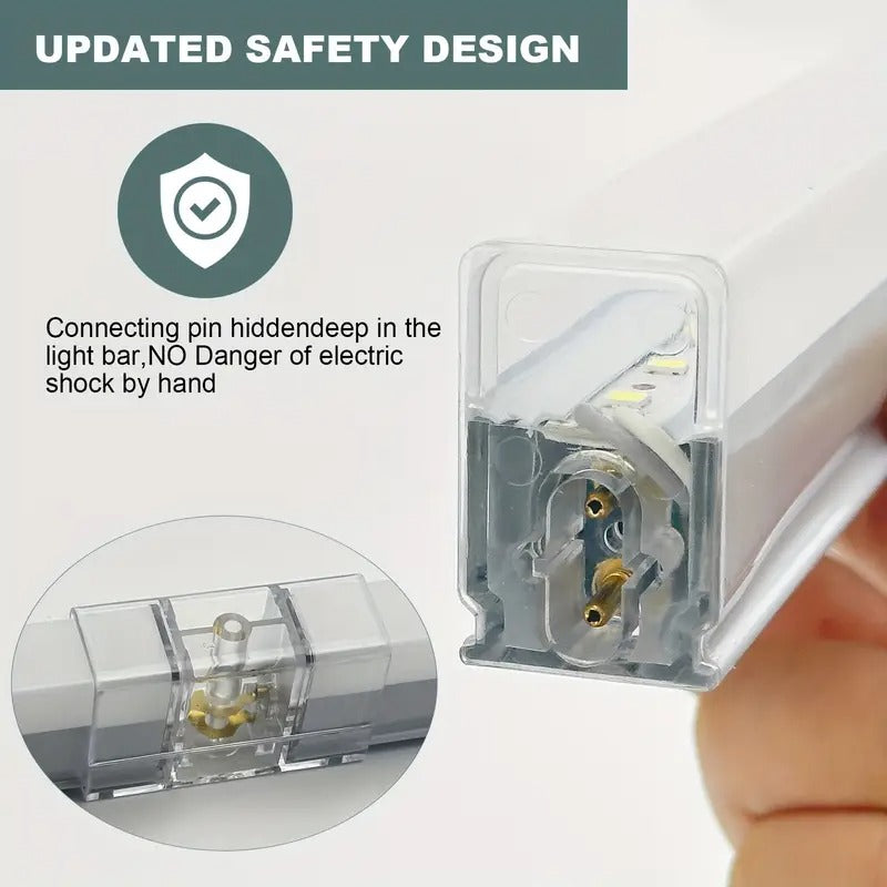 [25pcs Super Bright LED Lights] 25pcs Super Bright Hexagon LED Garage Lights | Large Size, White Light for Workshop, Gym, Basement, Car Detailing & Wash Room, Plastic Material, Hardwired Installation, 26400LM