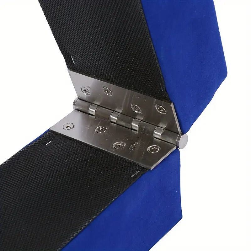 7ft Blue Folding Balance Beam for Gymnastics Training – Durable Wood & Fabric Design, Stainless Steel Feet, 2.2m Length, Ideal for Beginners, Home Workouts, and Women’s Day Activities, FDIT