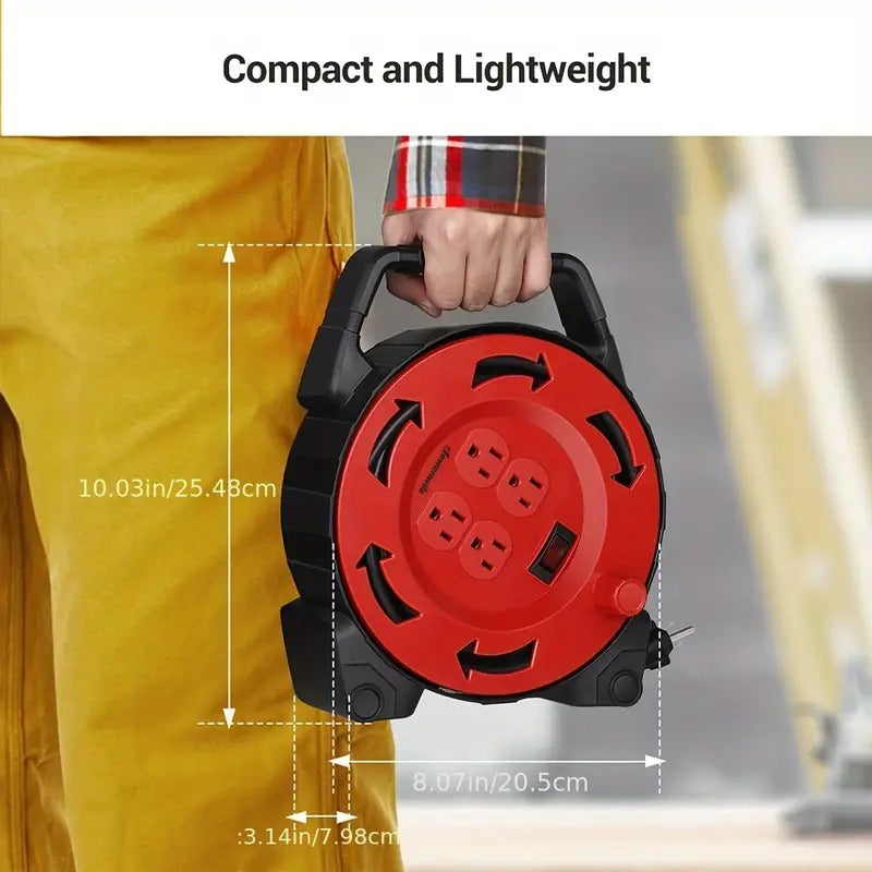 30Ft Red Hand-Held Reel HCRB30B