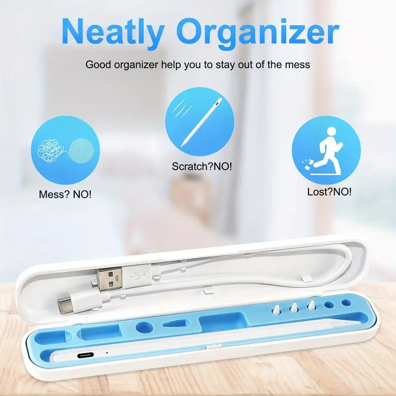 Stylus for iPad, Active Pencil for Fast Charging, Palm Mistouch Tilt Sensor, Magnetic Pen Compatible 2018-2025 iPad Pro 13 M4/11"/12.9"/10/9/8/7/6, iPad Mini 5/6, iPad Air3/4/5/M2/M3