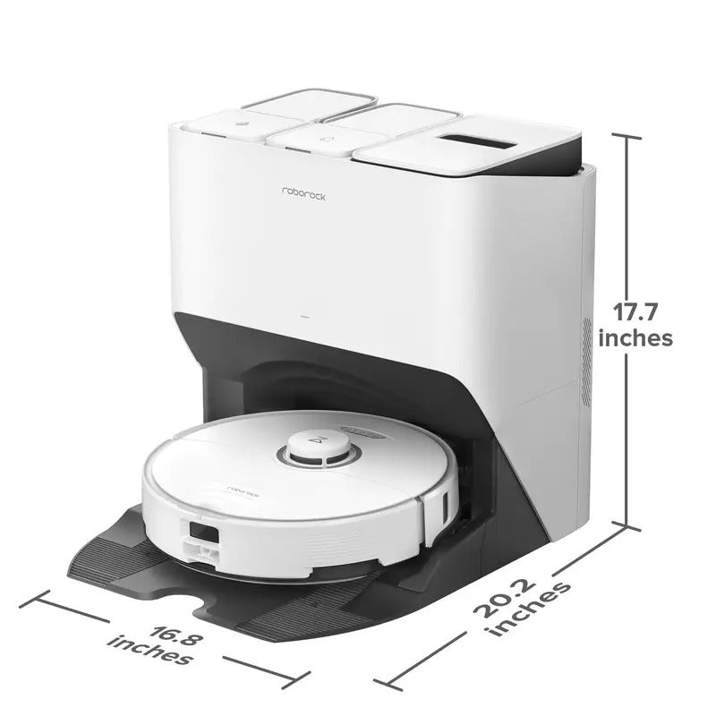 Roborock S8 Pro Ultra Robot Vacuum and Mop, Auto-Drying, Self-Washing, Liftable Dual Brush & Sonic Mop, 6000Pa Suction, Self-Refilling, Self-Emptying, Obstacle Avoidance