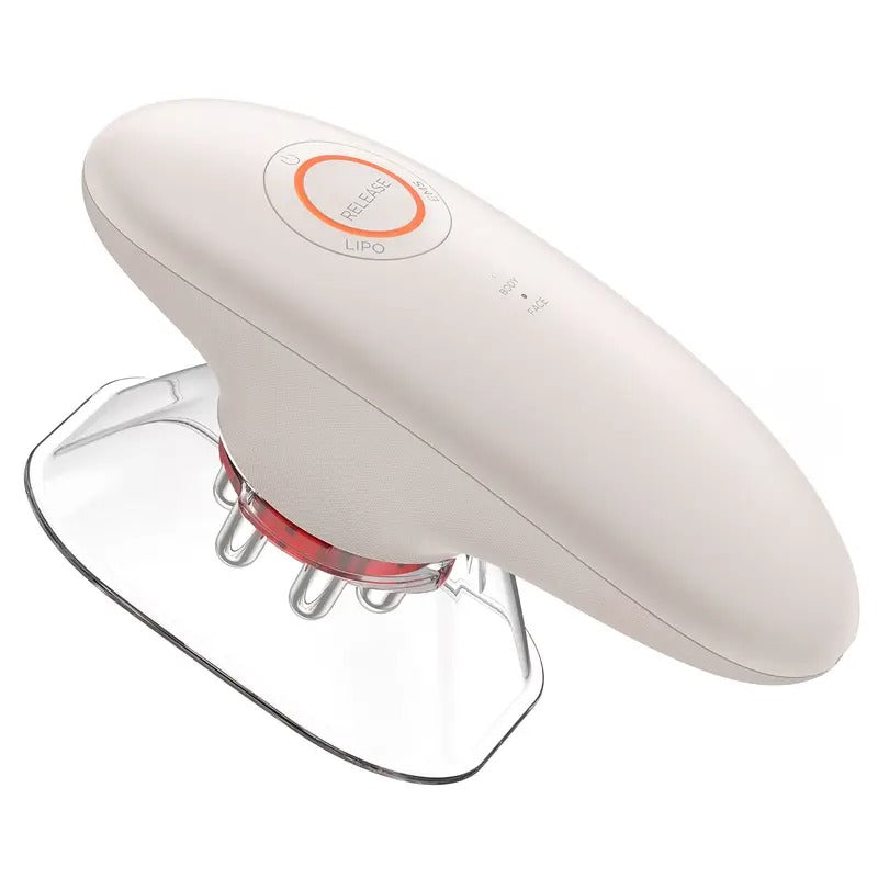 3-in-1 massager is suitable forBack, Belly, Waist, Arms, Legs-White/pink