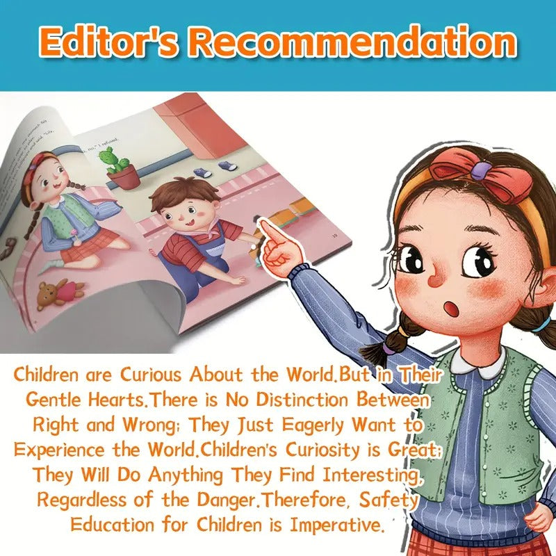 [10pcs Kids Safety Books] 10pcs Fun and Easy Learning English Picture Book Series: Safety Knowledge in Different Scenarios for Kids