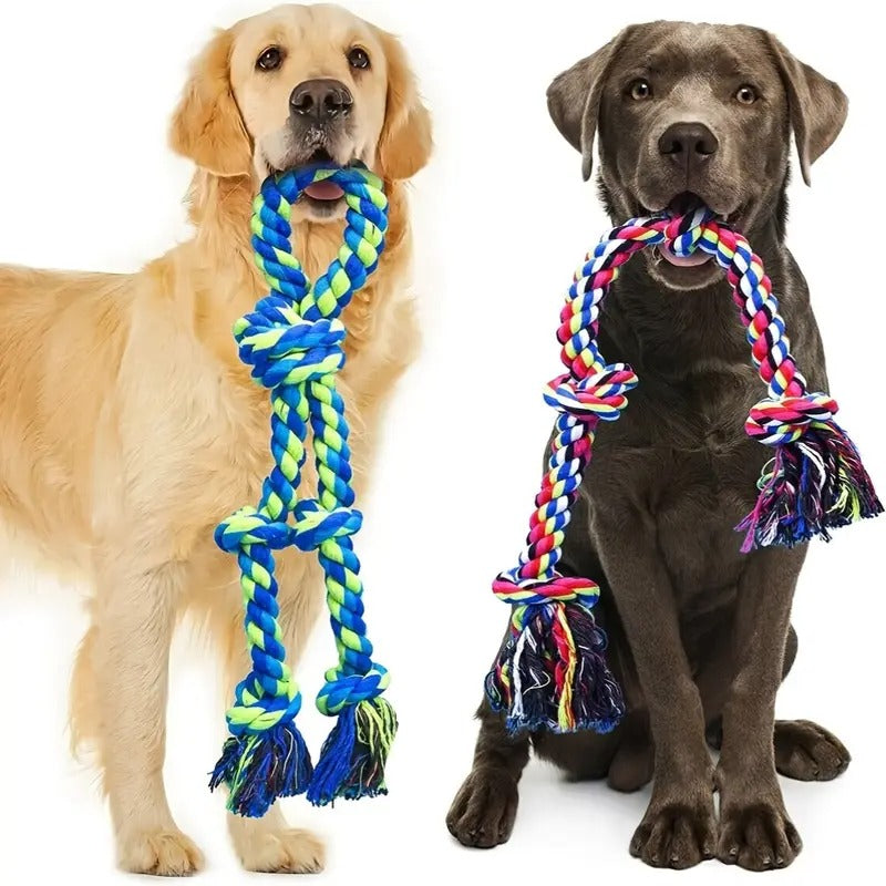 Dog Rope Toys For Large And Medium Aggressive Chewers, 2 Pack Heavy Duty Dog Rope Toy For Large Breed, Indestructible Dog Chew Toys, Tug Of War Dog Toy