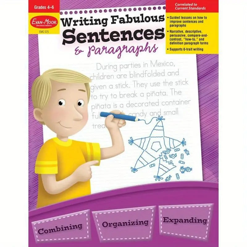 Writing Fabulous Sentences & Paragraphs, Grade 4 - 6 Teacher Resource (Teacher)