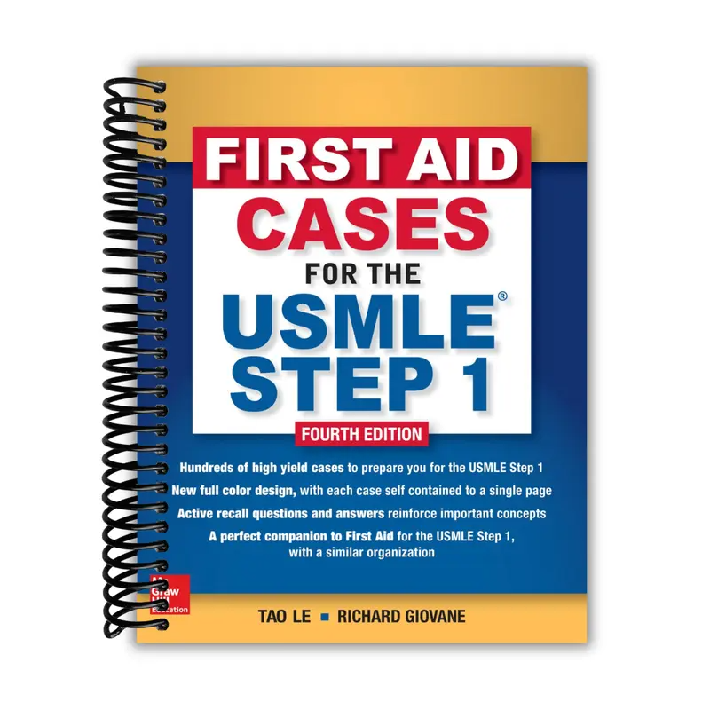 First Aid Cases for the USMLE Step 1, Fourth Edition (Spiral Bound)