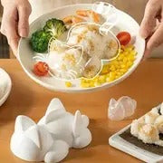 1pc Cute Cat Shaped Sushi Mold - Japanese Rice Ball Maker with Easy-Grip design, Durable Plastic Kitchen Tool for Homemade sushi, Bento Lunch Boxes, Parties, Picnics - Perfect for Cat Lovers & Japanese Food