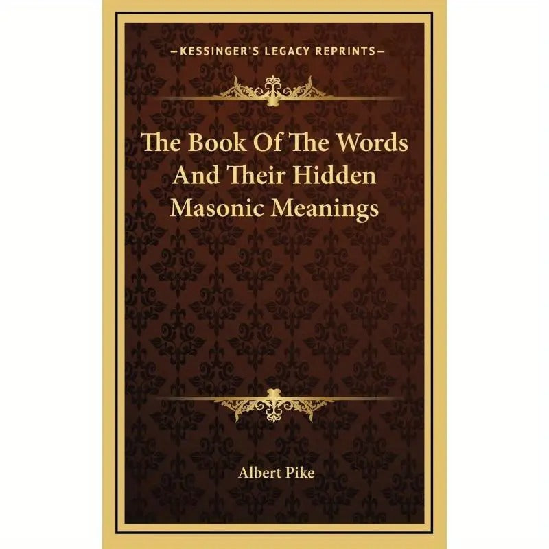 Book of Words and Their Hidden Masonic Meanings