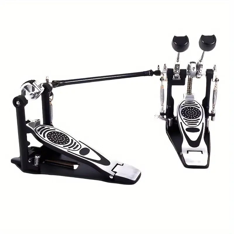 Double Bass Drum Pedals, Double Chain Drum Step on Hammer for Drum Set and Electronic Drums